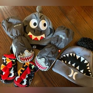 Hats and gloves fit 12-24 months